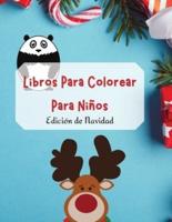 Libros Para Colorear Para Niños - Edición de Navidad