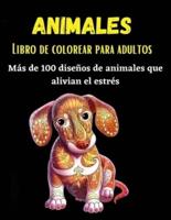 Animales Libro De Colorear Para Adultos