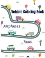 Vehicle Coloring Book