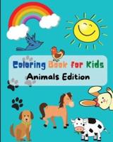 Coloring Book For Kids - Animals Edition