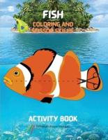 Coloring and Scissor Skills Activity Book
