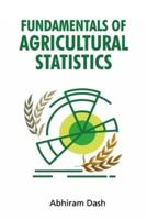 Fundamentals Of Agricultural Statistics