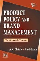 Product Policy And Brand Management