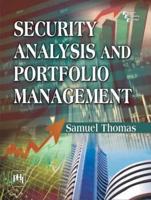 Security Analysis and Portfolio Management