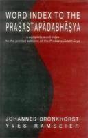 Word Index to the "Prasastapadabhasya"