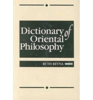 Dictionary of Oriental Philosophy