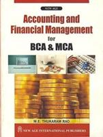 Accounting and Financial Management for BCA and MCA