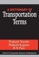 A Dictionary of Transportation Terms