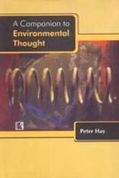 A Companion to Environmental Thought