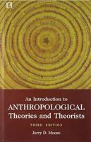 An Introduction to Anthropological Theories and Theorists