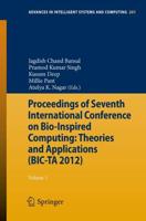 Proceedings of Seventh International Conference on Bio-Inspired Computing: Theories and Applications (BIC-TA 2012) : Volume 1