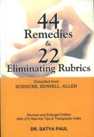 44 Remedies & 22 Eliminating Rubrics