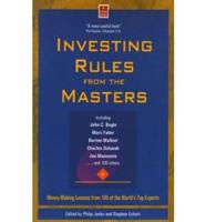 Investing Rules from the Masters
