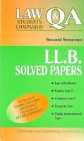 LL.B. Solved Papers (Delhi University), Second Semsters