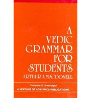 Vedic Grammar for Students