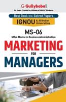 MS-06 Marketing for Managers