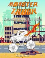 Monster Truck Coloring Book For Boys