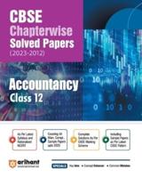 Arihant CBSE Chapterwise Solved Papers 2023-2012 Accountancy Class 12th