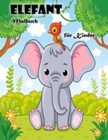 Elefanten-Malbuch für Kinder im Alter von 3-6 Jahren: Niedliches Elefanten-Malbuch für Jungen und Mädchen