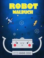 Roboter-Malbuch für Kinder im Alter von 4-7 Jahren: Eine große Sammlung von Färbeseiten für Jungen und Mädchen