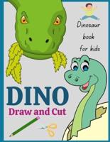 Dinosaur Book for Kids DINO Draw and Cut