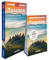 Toscane, Florence, Sienne, Pise Explore Guide + Atlas + Map