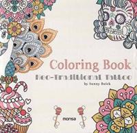 Neo-Traditional Tattoo Coloring Book