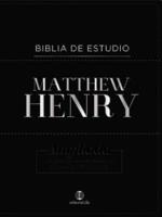 Rvr Biblia De Estudio Matthew Henry, Piel Fabricada, Con Índice