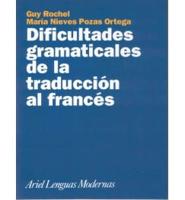 Dificultades Gramaticales de La Traduccion Al Fran