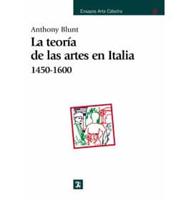 Teoria De Las Artes En Italia, 1450-1600