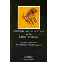 Antologia Catedra De Poesia De Las Letras Hispanicas