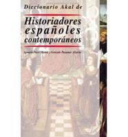 Diccionario akal de historiadores españoles contemporáneos