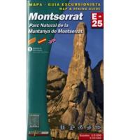 Montserrat Muntanya De Montserrat Map and Hiking Guide