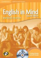 English in Mind for Spanish Speakers Starter Level Workbook With Audio CD