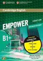 Cambridge English Empower for Spanish Speakers B1+ Learning Pack (Student's Book With Online Assessment and Practice and Workbook)