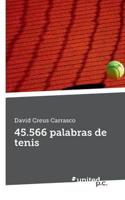 45.566 Palabras de Tenis