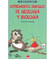 Experimentos Sencillos De Geologia Y Biologia