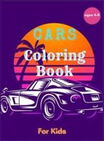 Cars Coloring Book For Kids Ages 4-8