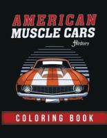 American Muscle Cars History - Coloring Book