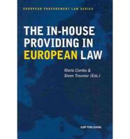 The In-House Providing in European Law