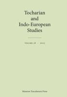 Tocharian & Indo-European Studies Volume 16 -- 2015