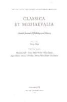 Classica Et Mediaevalia Vol. 66