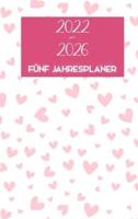 2022-2026 Fünf Jahresplaner: Hardcover - 60 Monate Kalender, 5-jähriger Terminkalender, Geschäftsplaner, Agenda-Zeitplan Organizer Logbuch und Journal (Monatsplaner)