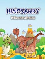 Kolorowanka dla dzieci z dinozaurami: Zabawna i duża kolorowanka z dinozaurami dla chłopców, dziewczynek, maluchów i przedszkolaków