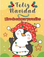 Libro para colorear de feliz navidad para niños: Páginas de Navidad a color, incluyendo Santa, árboles de Navidad, Reno Rudolf, Muñeco de nieve, Adornos - Divertido Regalo de Navidad para niños