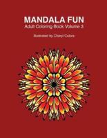 Mandala Fun Adult Coloring Book Volume 3