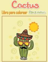 Cactus Libro Para Colorear Para Niños