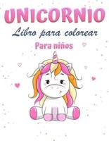 Libro para colorear de unicornios: Un libro infantil para colorear para niños de 4 a 8 años, para casa o de viaje.