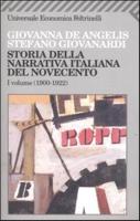 Storia Della Narrativa Italiana Del 900 1 Vol