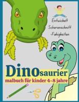 Dinosaurier Malbuch Für Kinder 4-8 Jahre